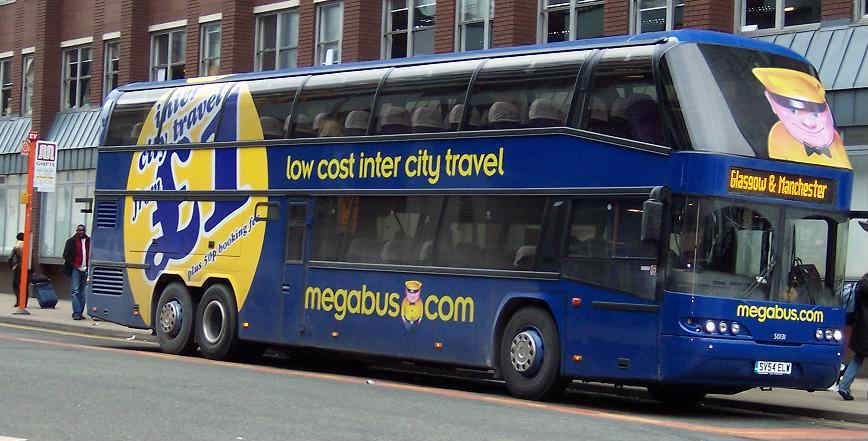 Megabus cheap uk luggage