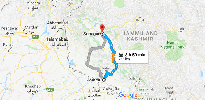 How to Reach Srinagar from Jammu