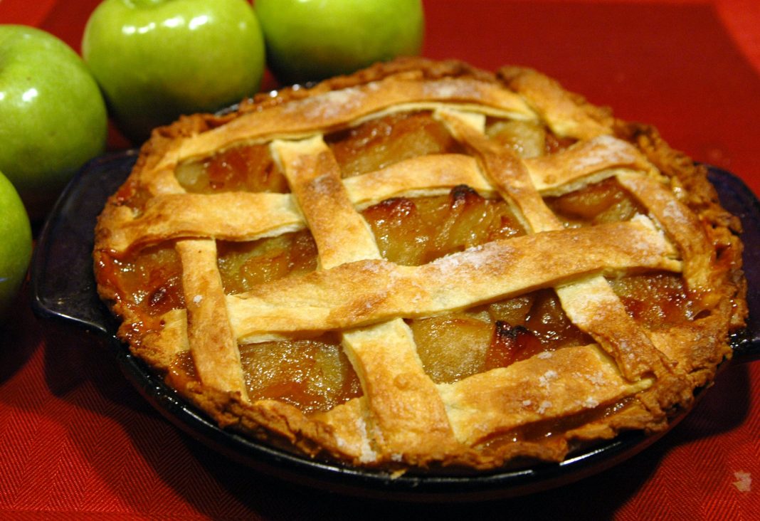 Green apple pie 