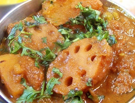 sindhi food curry bhee aloo